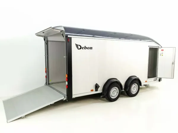 Debon Kofferanhänger Roadster Alu C900 202x495x200cm 3,5t grau