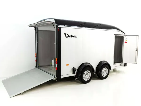 Debon Kofferanhänger Roadster Alu C900 202x495x200cm 3,5t schwarz